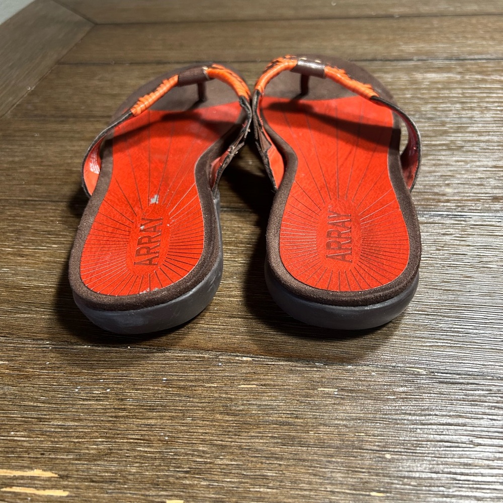 Array boho leather sandals size 8 narrow - Picture 5 of 8